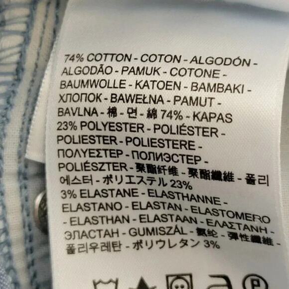 Levis High Rise Slim Leg Jeans Women Size 27 Light Wash Pull On Stretch - Picture 10 of 10